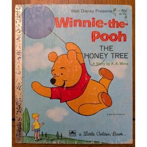 Disney Little Golden Book Lot‎ Mickey Pooh Donald Duck Pete's Dragon Vintage